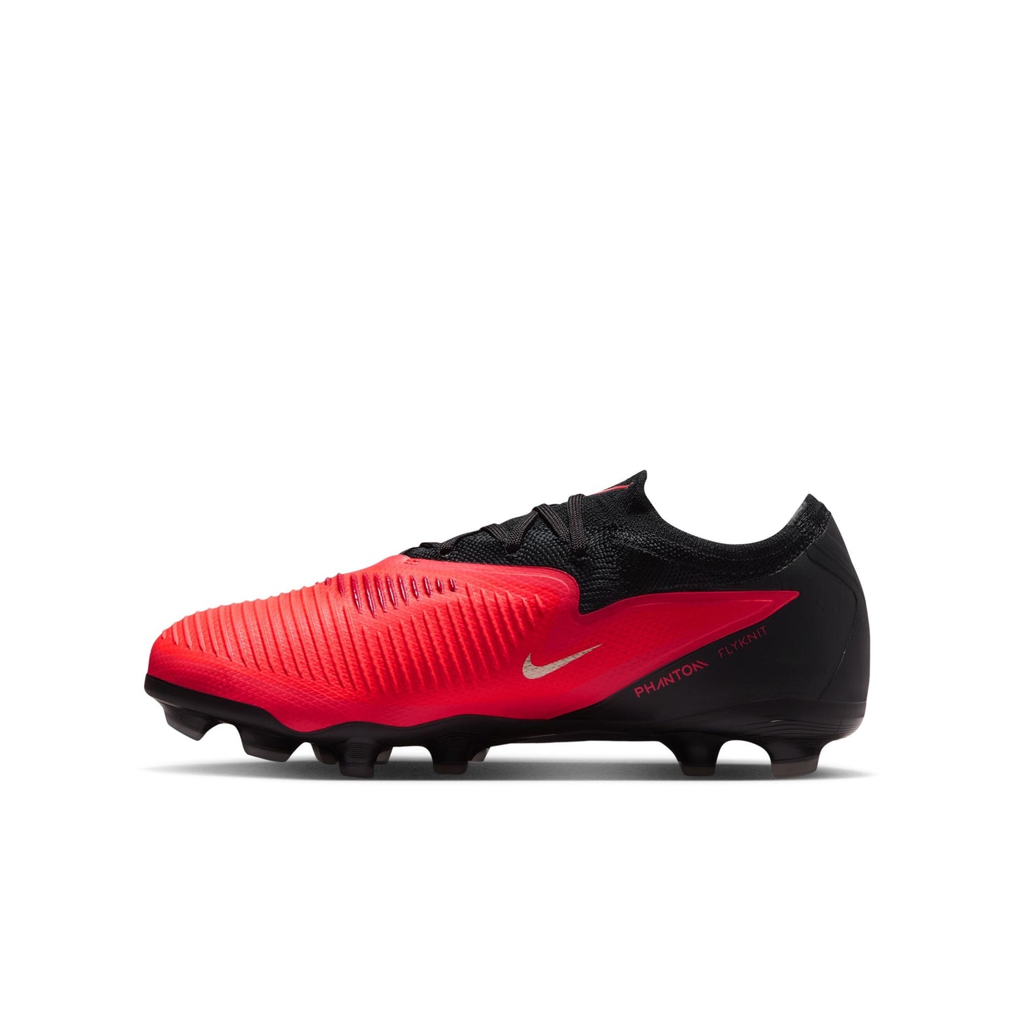Nike Junior Phantom 6 Low Pro MG Multi Ground-  Bright Crimson/Black