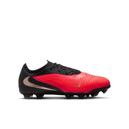 Nike Junior Phantom 6 Low Pro MG Multi Ground-  Bright Crimson/Black
