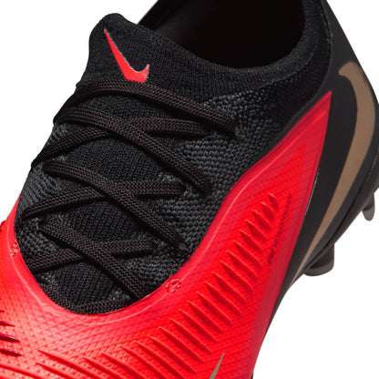 Nike Junior Phantom 6 Low Pro MG Multi Ground-  Bright Crimson/Black