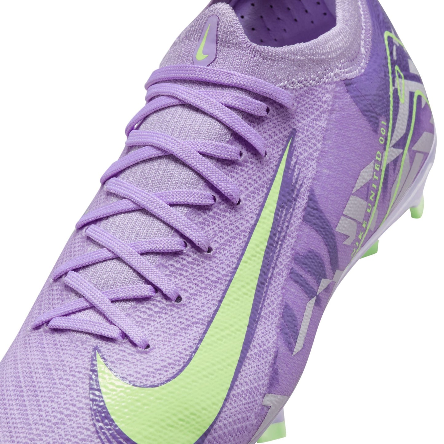 Nike United Jr. Mercurial Vapor 16 Pro FG Firm Ground Soccer Cleat- Purple Agate/Barely Volt