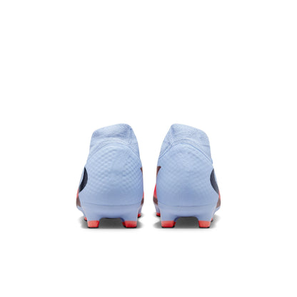 Nike Phantom 6 360 High Academy DF FG Firm Ground Soccer Cleats - Royal Tint/ Bright Crimson