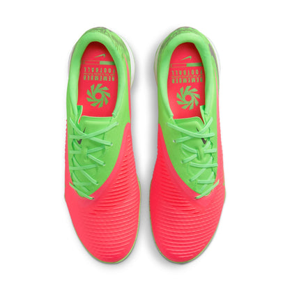 Nike Phantom 6 Low "Erling Haaland" Academy TF Turf Soccer Cleat - Hot Punch/Black/Green Strike