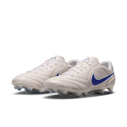 Nike Tiempo Ligera Pro FG Firm Ground Soccer Cleats- Chalk/Racer Blue/White