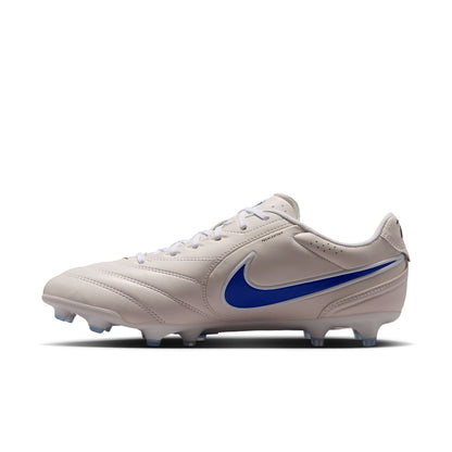 Nike Tiempo Ligera Pro FG Firm Ground Soccer Cleats- Chalk/Racer Blue/White