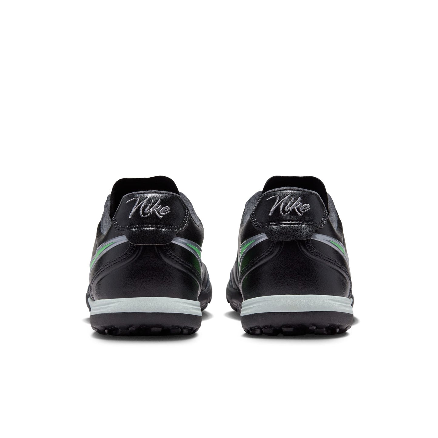 Nike Tiempo Ligera Pro TF Turf Soccer Cleats- Black/Illusion Green/Black