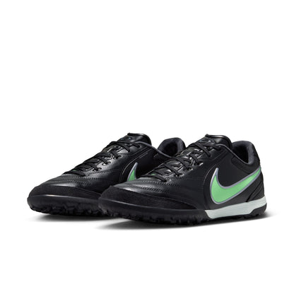 Nike Tiempo Ligera Pro TF Turf Soccer Cleats- Black/Illusion Green/Black