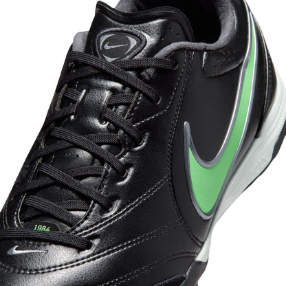 Nike Tiempo Ligera Pro TF Turf Soccer Cleats- Black/Illusion Green/Black