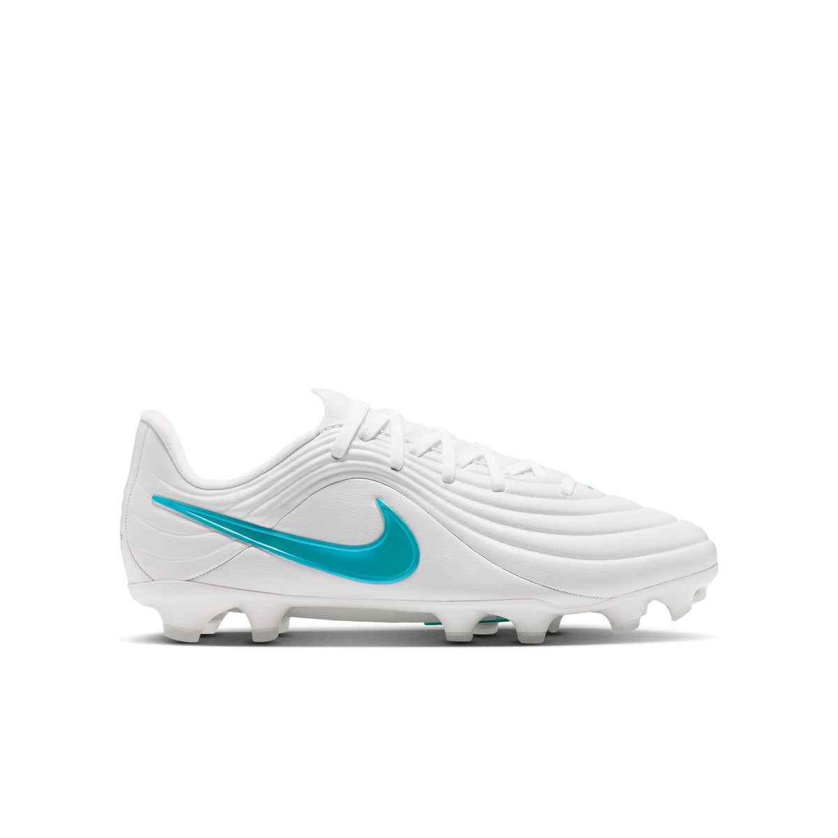 Nike Junior Tiempo Maestro Academy FG Firm Ground Soccer Cleat - White/ Dusty Cactus