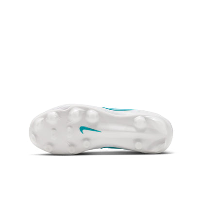 Nike Junior Tiempo Maestro Academy FG Firm Ground Soccer Cleat - White/ Dusty Cactus