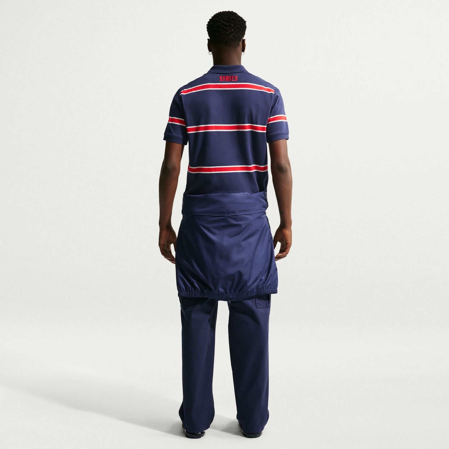 Nike Men's USMNT Polo DF 2.0 Shirt 2026 -  MIDNIGHT NAVY/SAIL/UNIVERSITY RED