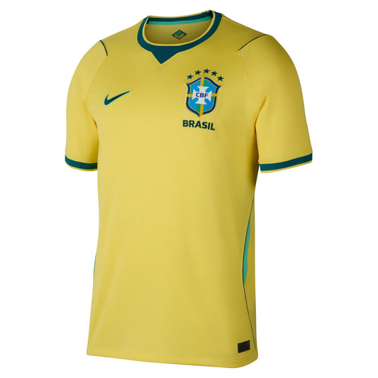 Big Kids' Nike Dri-FIT Soccer Replica Jersey Brazil 2026 Stadium Home