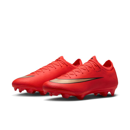 Nike Air Zoom Mercurial Vapor 17 Pro FG Firm-Ground Low-Top Soccer Cleats - Bright Crimson/Blur