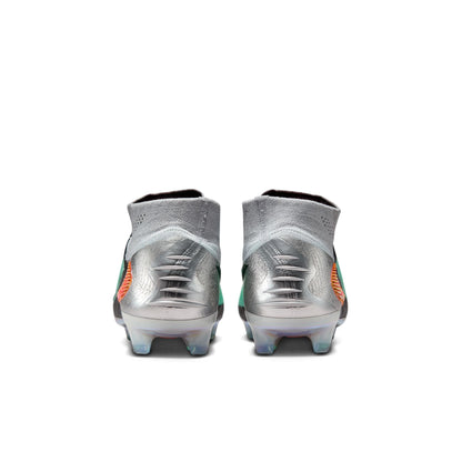 Nike Phantom 6 High Elite FG/MG Soccer Cleat - Chrome/Black