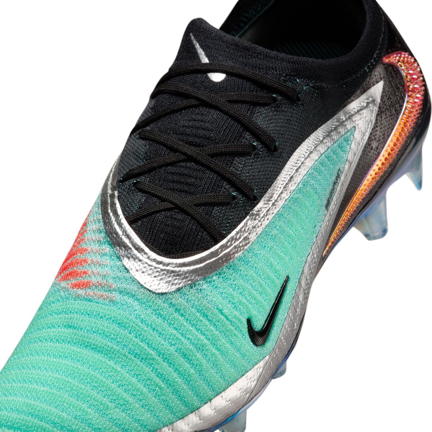 Nike Phantom 6 Low Elite FG/MG Soccer Cleat - Chrome/Black