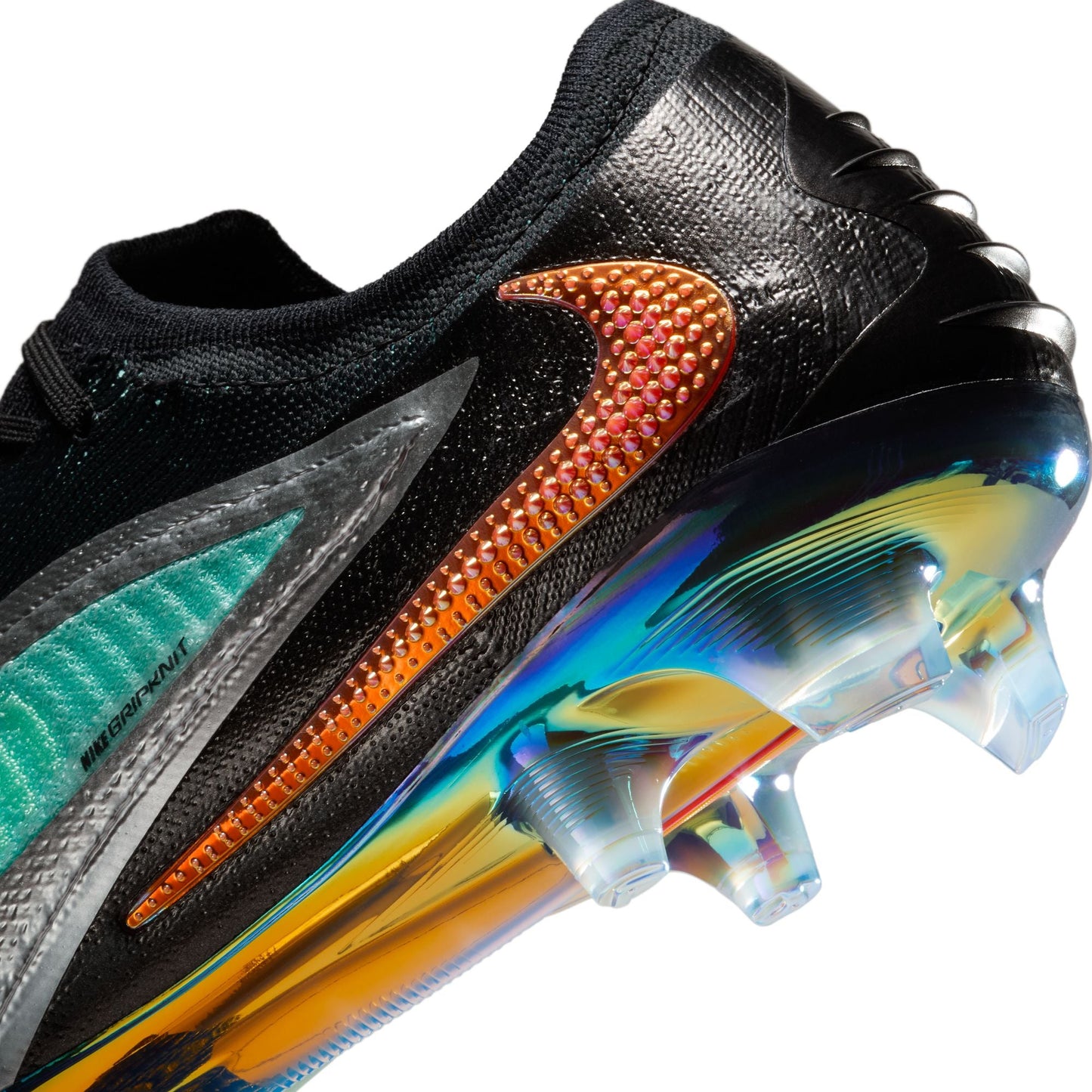 Nike Phantom 6 Low Elite FG/MG Soccer Cleat - Chrome/Black