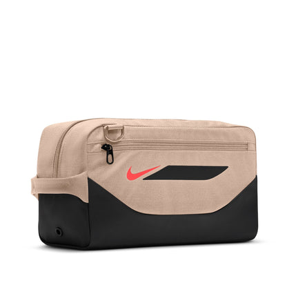 Nike Academy Soccer Shoe Shoe Bag - Linen/ Black/ Bright Crimson