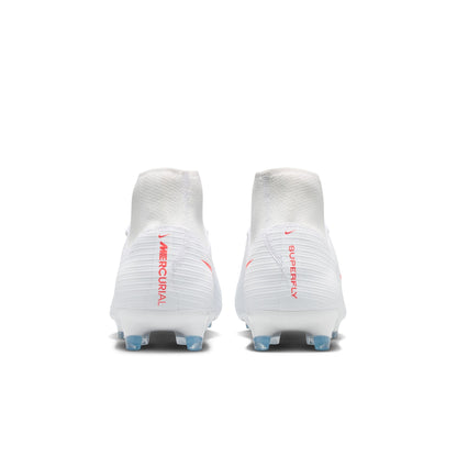 Nike Air Zoom Mercurial Superfly 11 Academy FG Firm Ground Soccer Cleats  -White/ Blur/ Bright Crimson