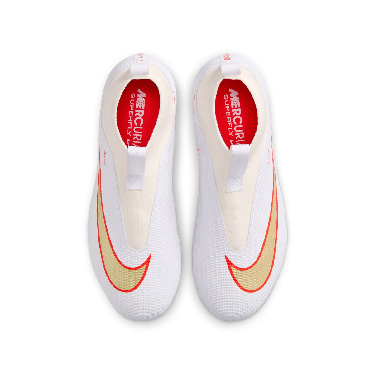 Nike Junior Superfly 11 Academy FG/MG Firm Ground/Multi Ground Soccer Shoes - White Blur/ Bright Crimson