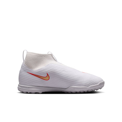 Nike Junior Superfly 11 Academy TF Turf Soccer Shoes - White Blur/ Bright Crimson