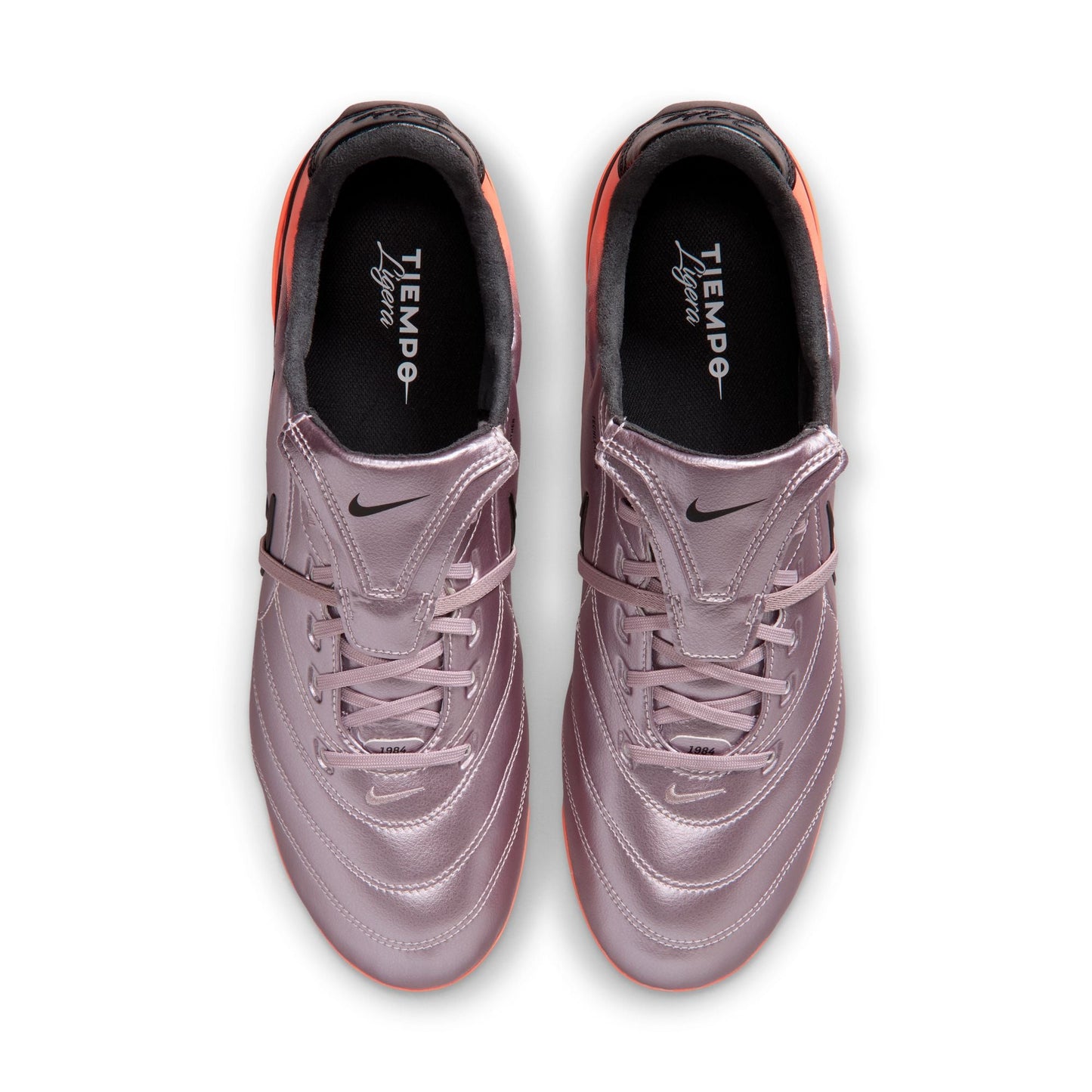 Nike Tiempo Ligera Pro FG Firm-Ground Soccer Cleats/BLEACHED LILAC/BLACK-TOTAL ORANGE