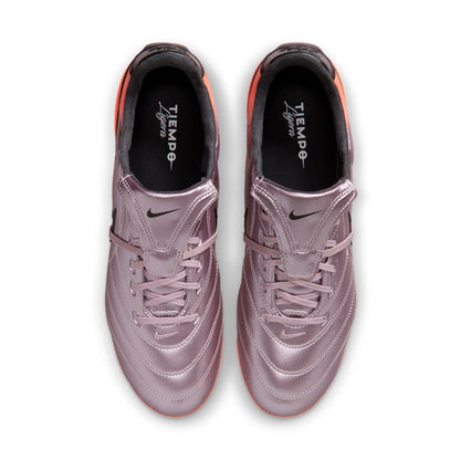 Nike Tiempo Ligera Pro FG Firm-Ground Soccer Cleats/BLEACHED LILAC/BLACK-TOTAL ORANGE