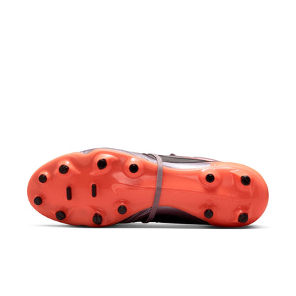 Nike Tiempo Ligera Pro FG Firm-Ground Soccer Cleats/BLEACHED LILAC/BLACK-TOTAL ORANGE