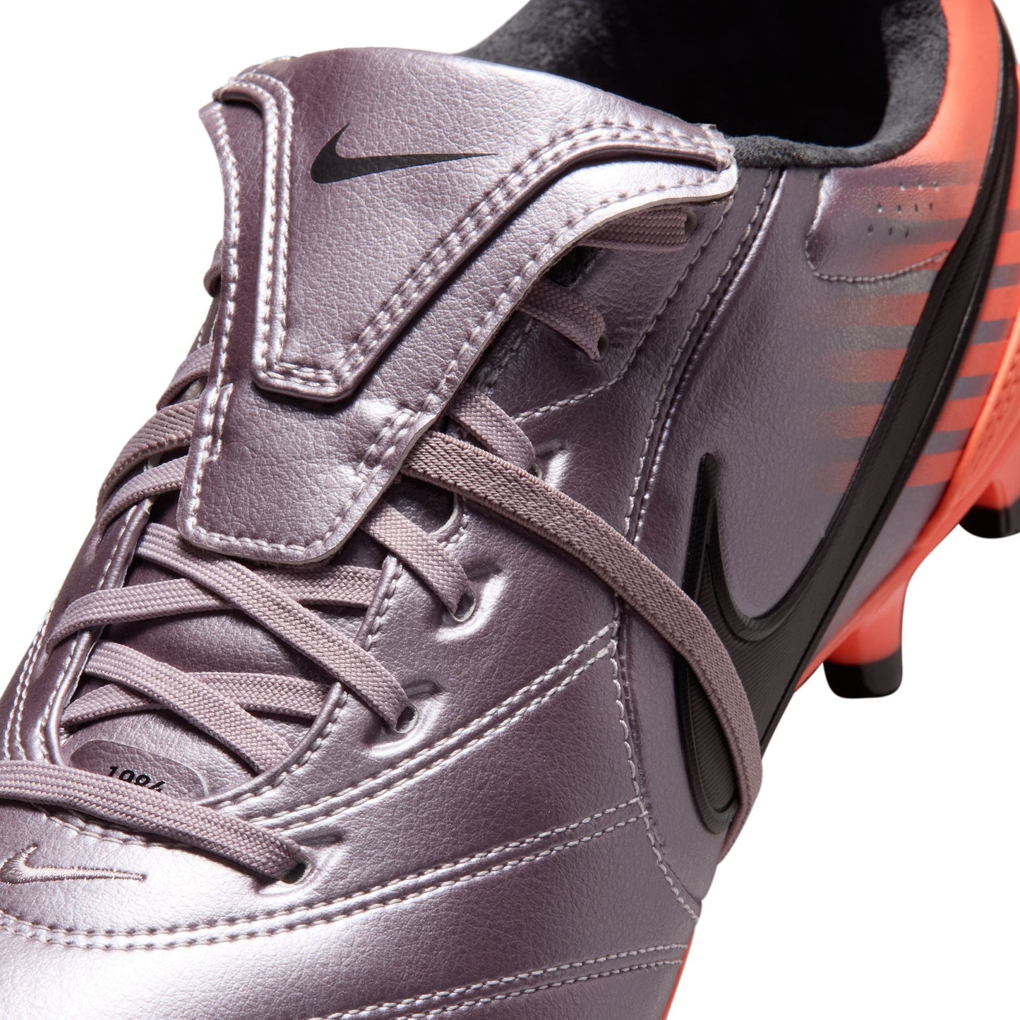 Nike Tiempo Ligera Pro FG Firm-Ground Soccer Cleats/BLEACHED LILAC/BLACK-TOTAL ORANGE