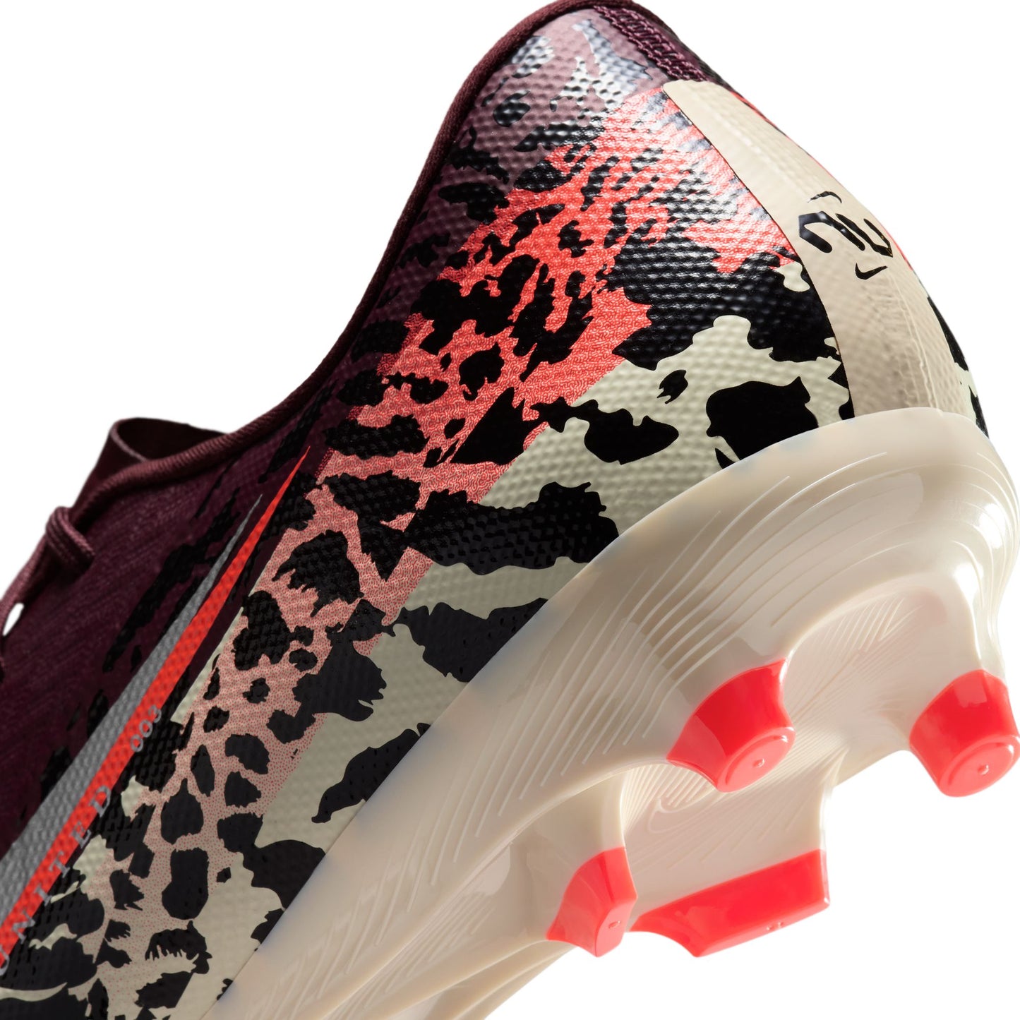 Nike United Mercurial Vapor 16 Academy FG Firm Ground Soccer Cleat - Burgundy Crush/Metallic Silver