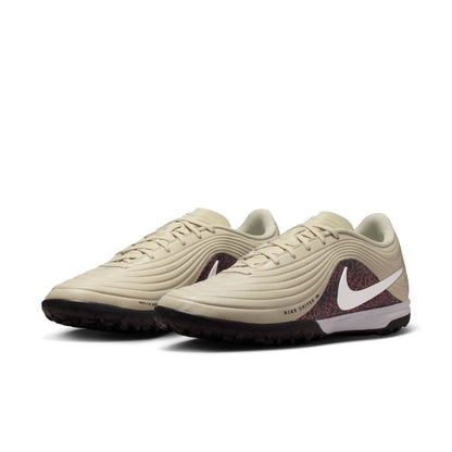 Nike United Tiempo Maestro Academy TF Turf Soccer Cleat - Fossil/Metallic Silver/Burgundy Crush