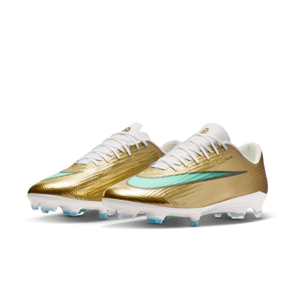 Nike Zoom Superfly 11 Kylian Mbappe Pro FG Firm Ground Soccer Cleats - Metallic Gold/ Green Glow