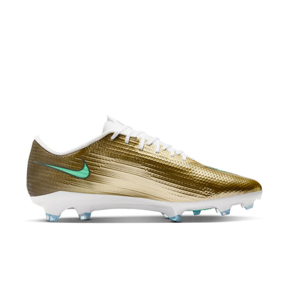 Nike Zoom Superfly 11 Kylian Mbappe Pro FG Firm Ground Soccer Cleats - Metallic Gold/ Green Glow