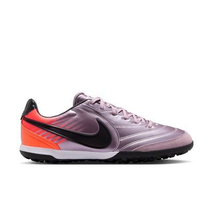 Nike Tiempo Ligera Pro Heritage TF Turf Soccer Cleats-  Bleached Lilac/Black/Total Orange