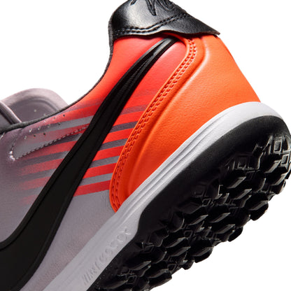 Nike Tiempo Ligera Pro Heritage TF Turf Soccer Cleats-  Bleached Lilac/Black/Total Orange