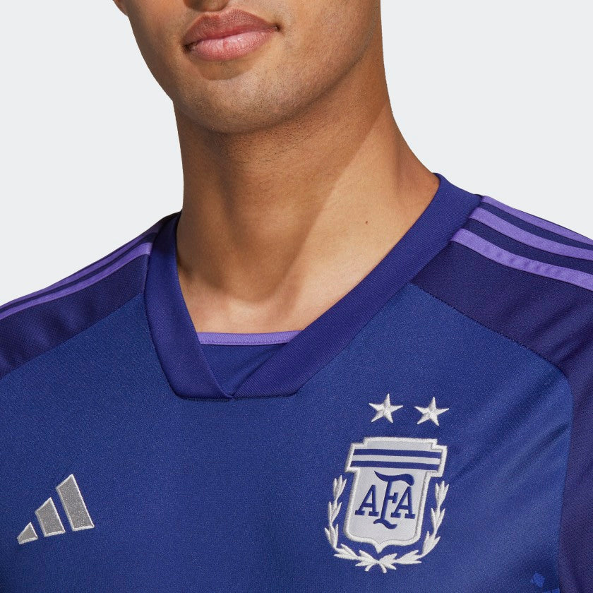 Men's Replica adidas Messi Argentina Away Jersey 2022