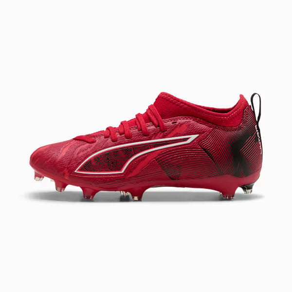 Puma Ultra 6 Match FG/AG Junior - Black/ Red