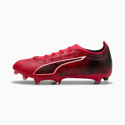 Puma Ultra 6 Match FG/AG Firm Ground Soccer Cleat - Black fast/ Red fire