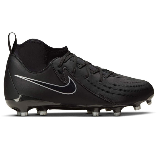 Nike Junior Phantom Luna II Academy FG Soccer Cleat -Black/Black