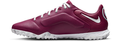 Nike React Tiempo Legend 9 Pro TF Artificial Turf Soccer Shoe - Rosewood/White-Glacier Blue