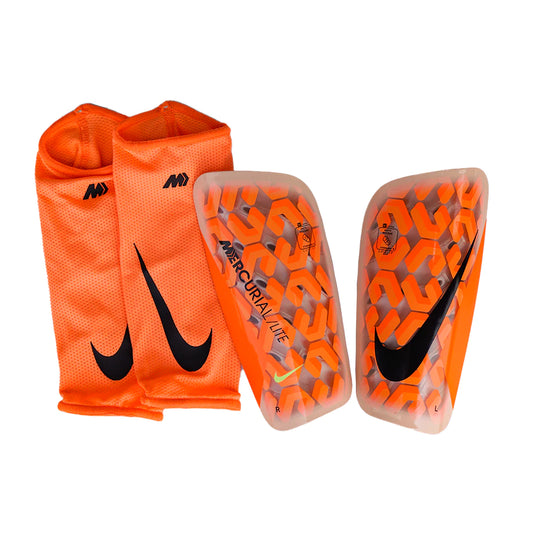 Nike Mercurial Lite Soccer Shin Guards - ATOMIC ORANGE/TOTAL ORANGE/BLACK