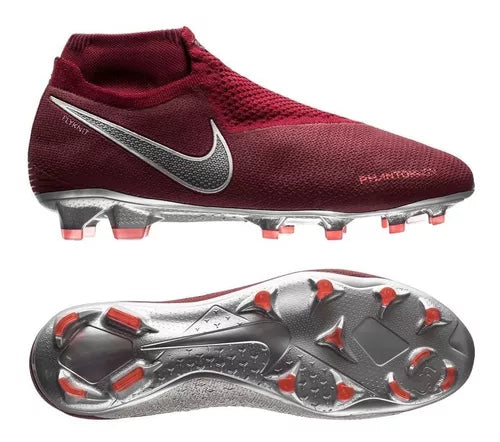 Phantom VSN Elite DF  FG - Team Red/ MTLC Dark Grey