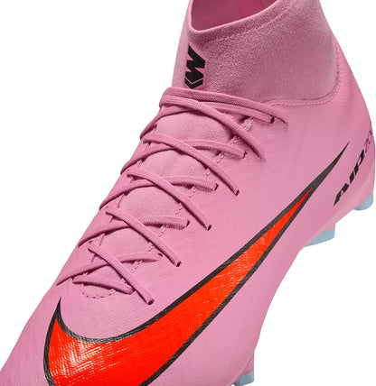 Nike Air Zoom Mercurial Superfly 10 Academy FG Firm Ground Soccer Cleats -Magic Flamingo/ Black Total Crimson