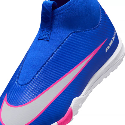 Nike Junior Superfly 10 Academy  TF Turf Soccer Shoes -Racer Blue/White