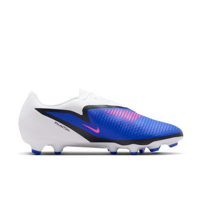 Nike Phantom 6 Low Academy FG Firm Ground Soccer Cleats-  Racer Blue/Pink Blast-White