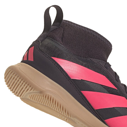 adidas Predator League IN Indoor Junior Soccer Shoe - Aurora Black/ Turbo/ GUM 3