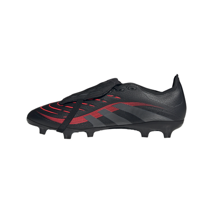 adidas Predator League FT FG Firm Ground Soccer Cleat - Black/Grefou/ Lucred