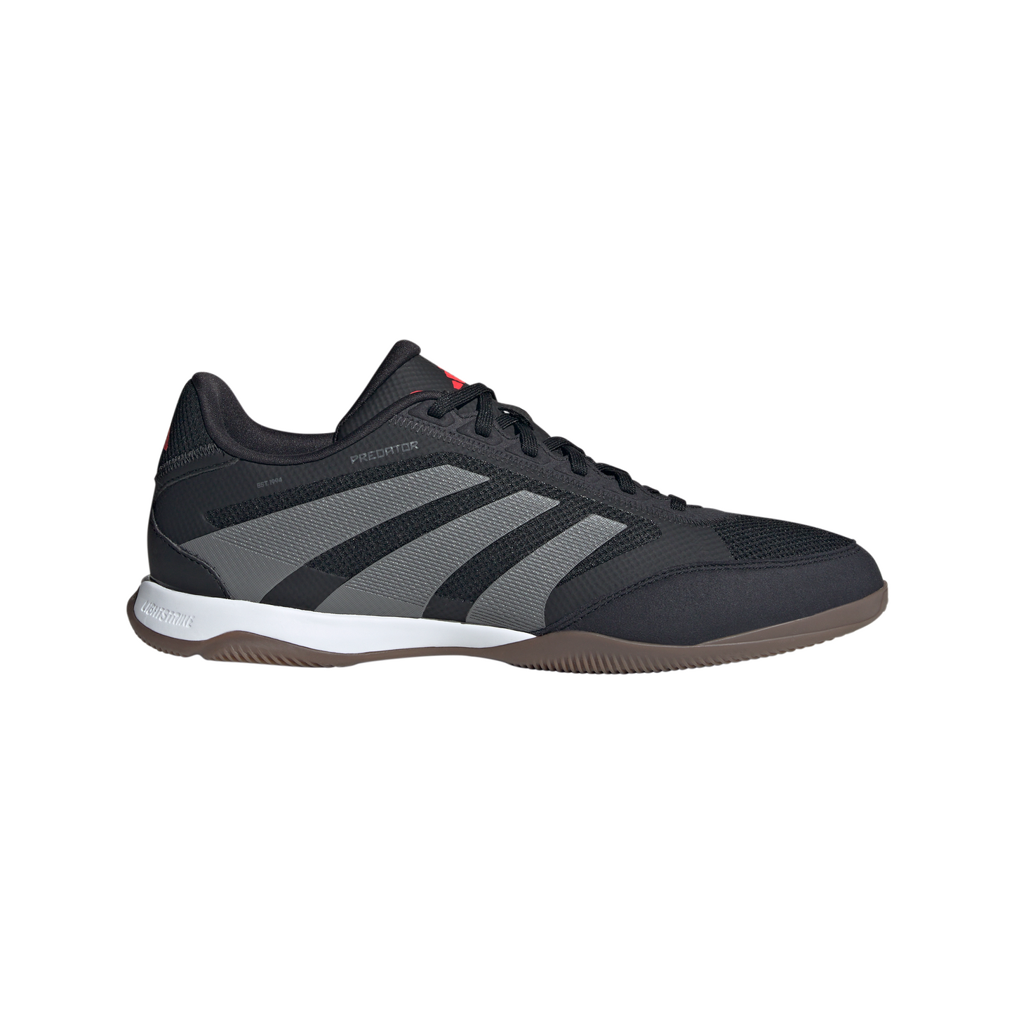 adidas Predator League IN Indoor Soccer Shoes - core black/grey four/lucid red