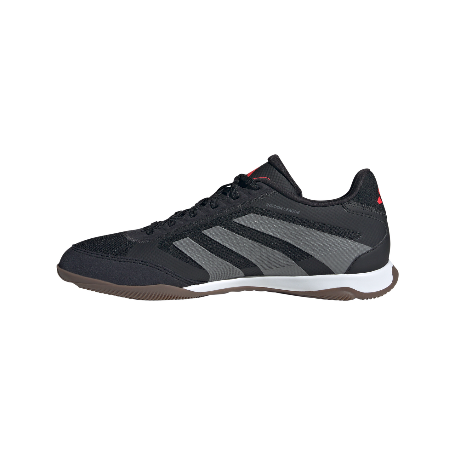 adidas Predator League IN Indoor Soccer Shoes - core black/grey four/lucid red