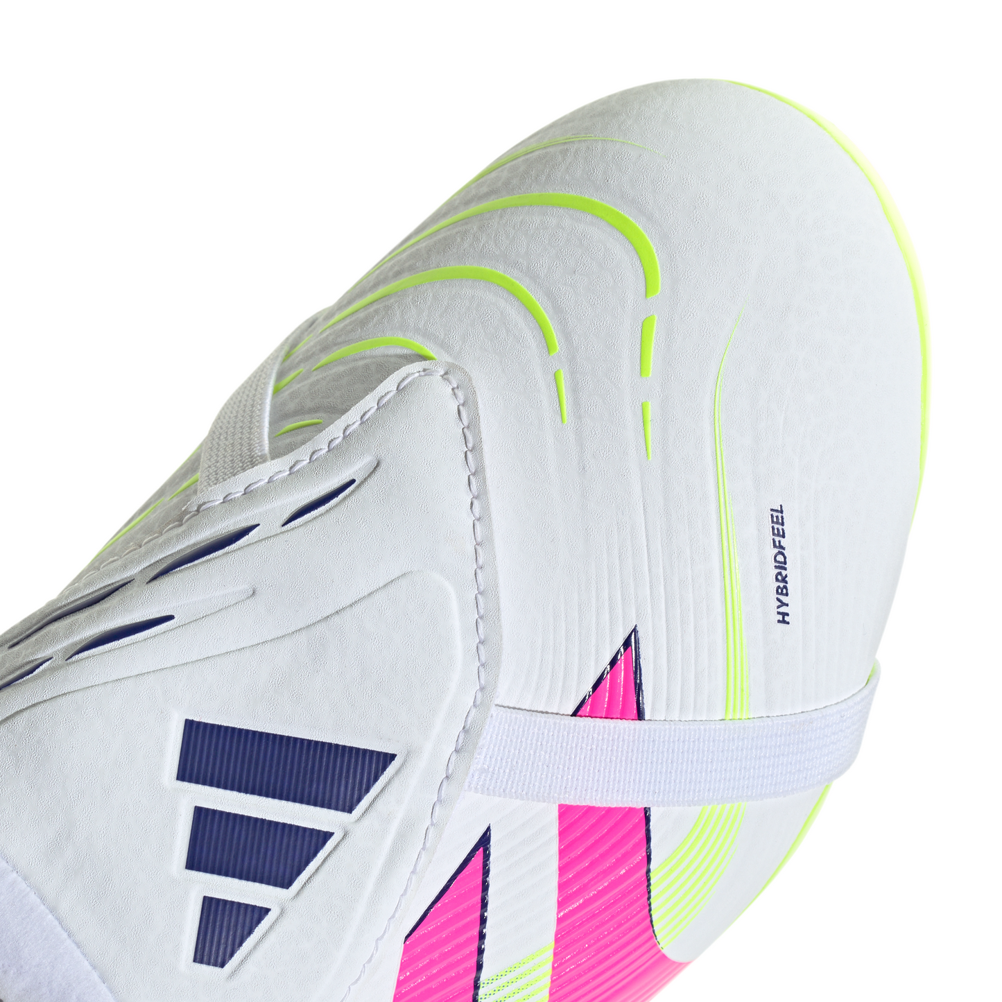 adidas Predator League FT FG Junior Firm Ground Soccer Cleat -White/Lucid Pink/ Lucid Lemon
