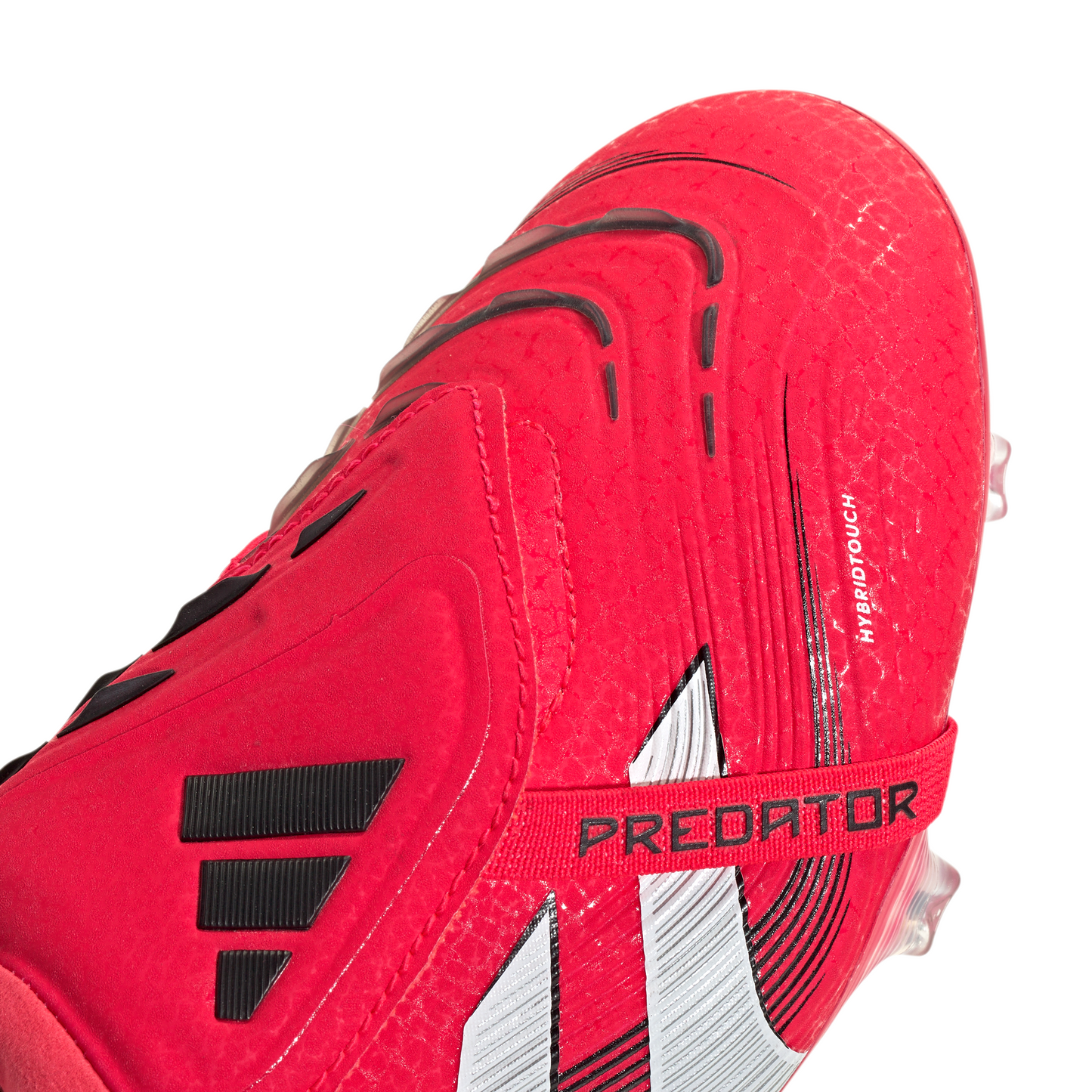 adidas Predator Elite Fold Tounge FG Firm Ground Soccer Cleat - Lucid Red / Cloud White / Core Black