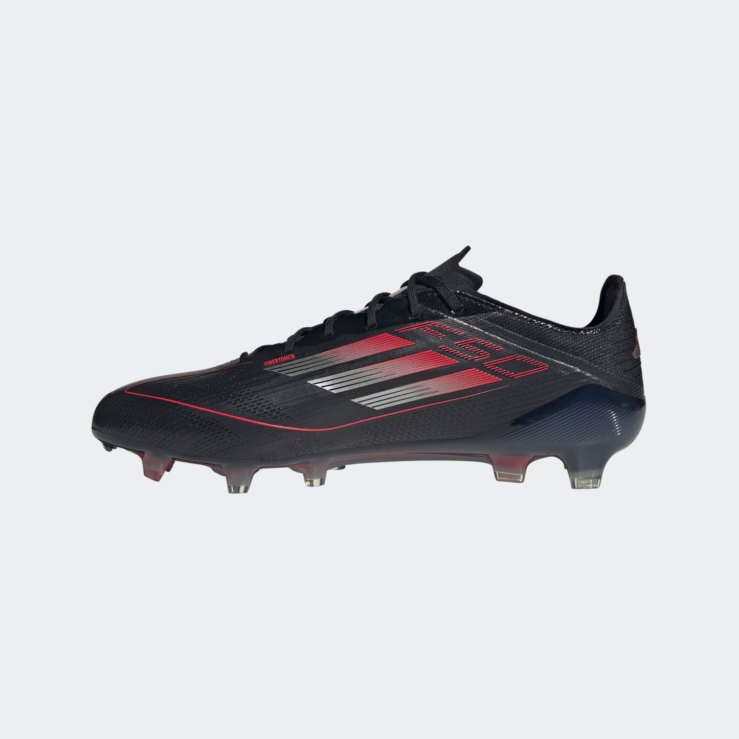 adidas F50 Elite FG Firm Ground - core black/iron met/lucid red